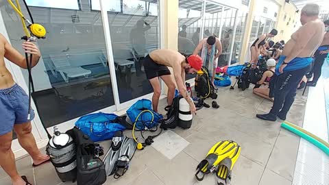 Open Water Day 2 December 2020 Pool training. Group 2