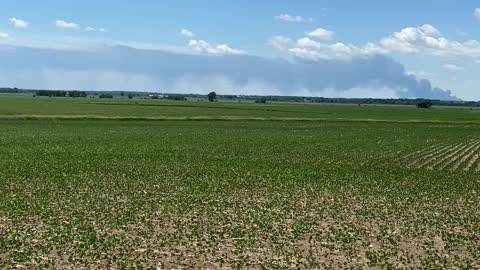 Chemtool Fire in Rockton, IL from 25 miles away 6.14.21