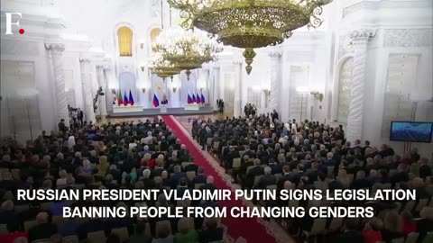 Vladimir Putin signs law banning Gender changes in Russia