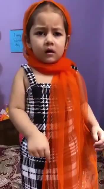 Baby Booty shake-Lovely sub-continental baby asking to be careful before marrying. LOL