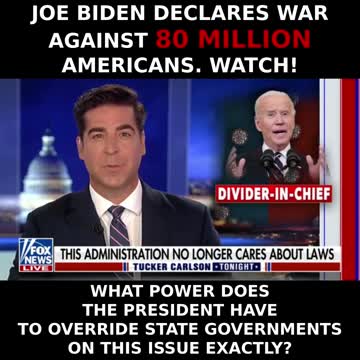 Biden's new vaccine mandate is a declaration of war!
