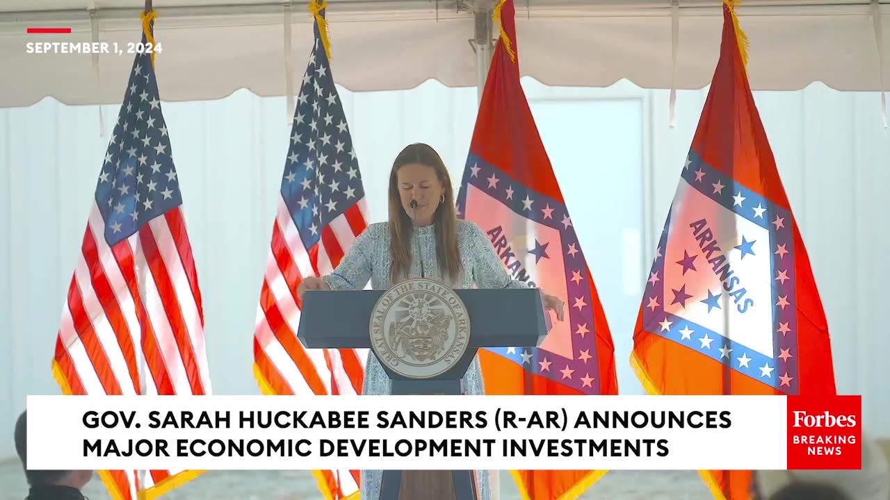 [2024-09-06] Governor Sarah Huckabee Sanders Announces Major Investments In ...