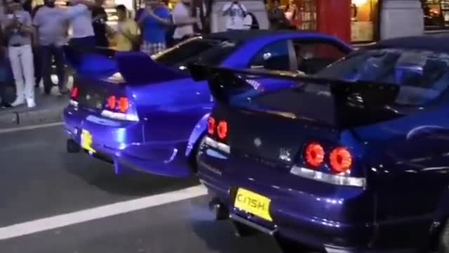 GT-R Back Fire Show 💪😍