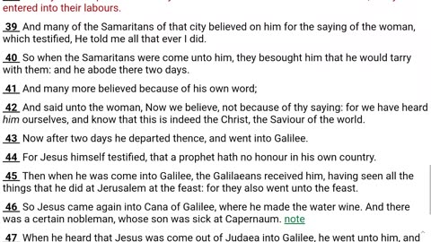 Gospel of John ch 4