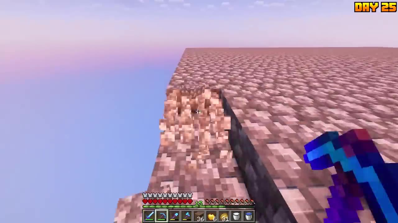 I Survived 100 Days in One Block Lucky Block in Hardcore Minecraft!!