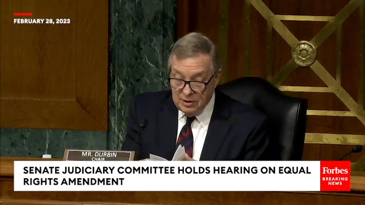 Dick Durbin Questions Witness On States Rescinding Ratification Of The Equal Rights Amendment