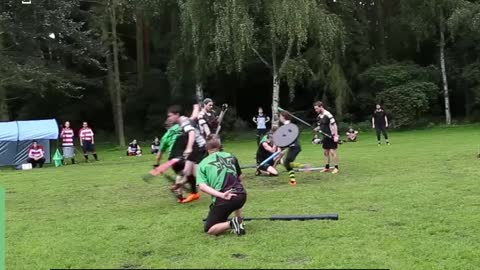This sport is a mix of touch rugby and fencing, and it looks as fun as it does strange 🏉🤺