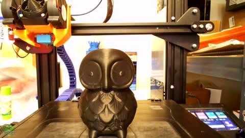 Owl 3d Print Time Lapse