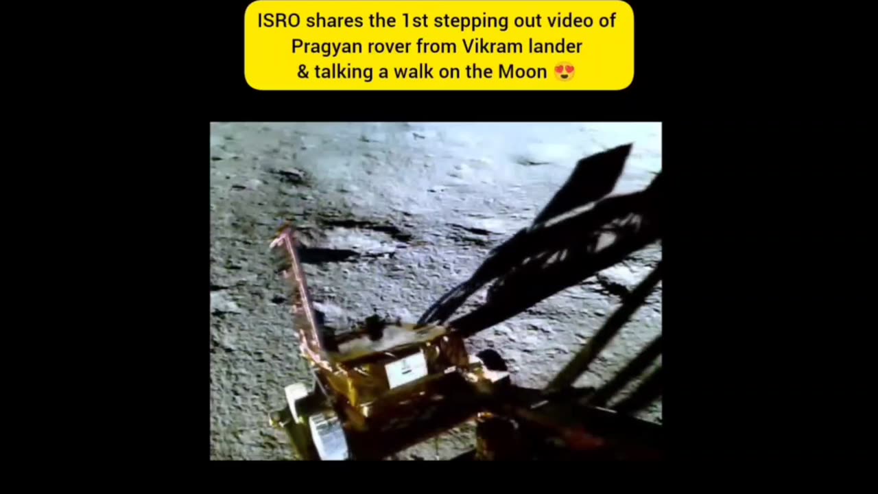 ISRO - Chandrayaan - 3, successfull landing of Pragyan rover.