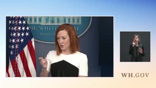 Jen Psaki and Peter Doocy Discuss Migrant Children