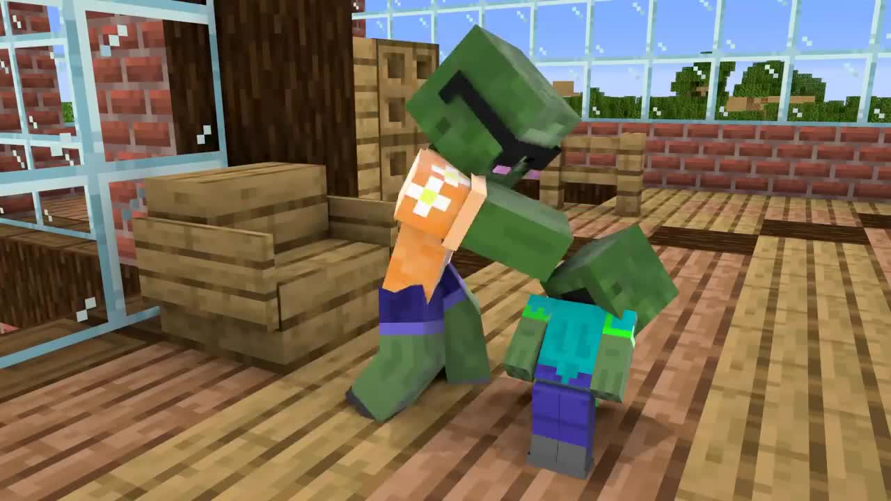 Baby Zombie Rich and Poor - Life Story - Minecraft Animation