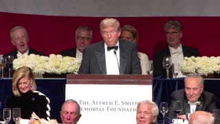 Donald Trump full speech at Al Smith Dinner in New York City (Oct. 17, 2024)