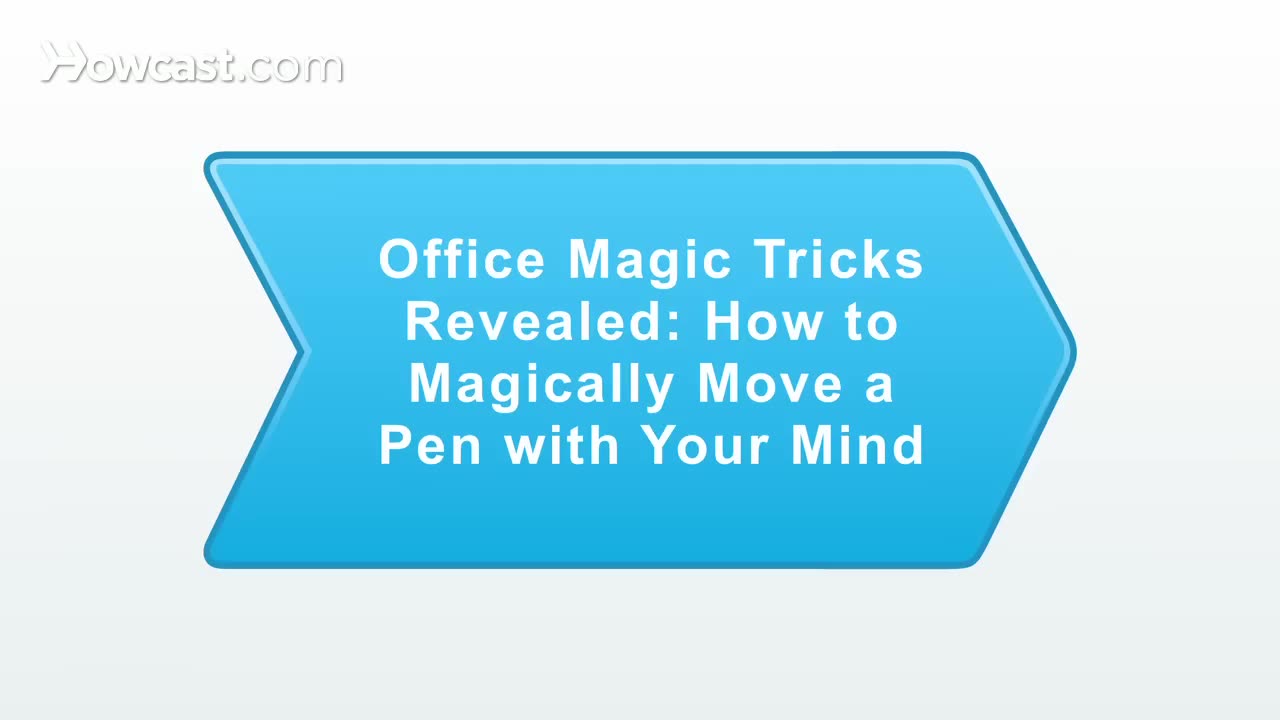 How to Move a Pen with Your Mind | Magic Tricks