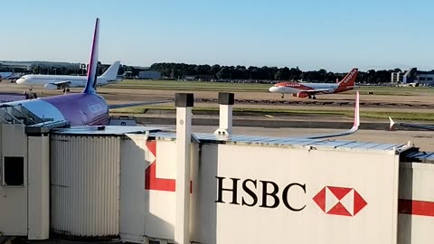 A view of Gatwick runway