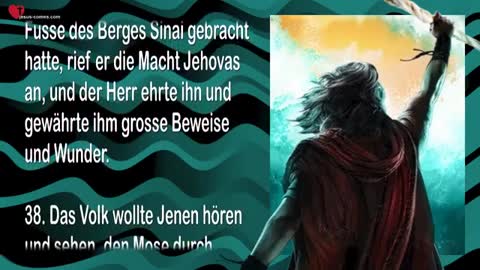 40-jährige Wüstenwanderung des Volkes Israel unter Mose ❤️ Lehrgang von Jesus Christus