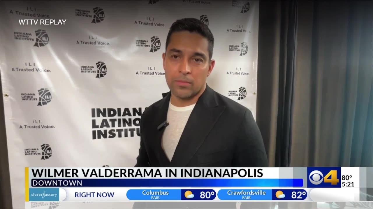 October 11, 2024 - Actor Wilmer Valderrama Visits Indianapolis