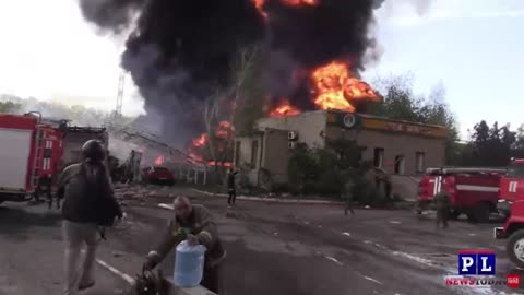 BREAKING Rocket Attack Hits Major Oil Plant Near Donetsk Killing At Least One Civilian