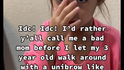 Ide! Ide! I'd rather y'all call me a badbefore I let my 3 year old