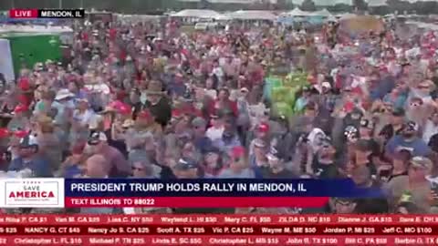 President Donald J. Trump in Mendon, IL - July 3, 2022.