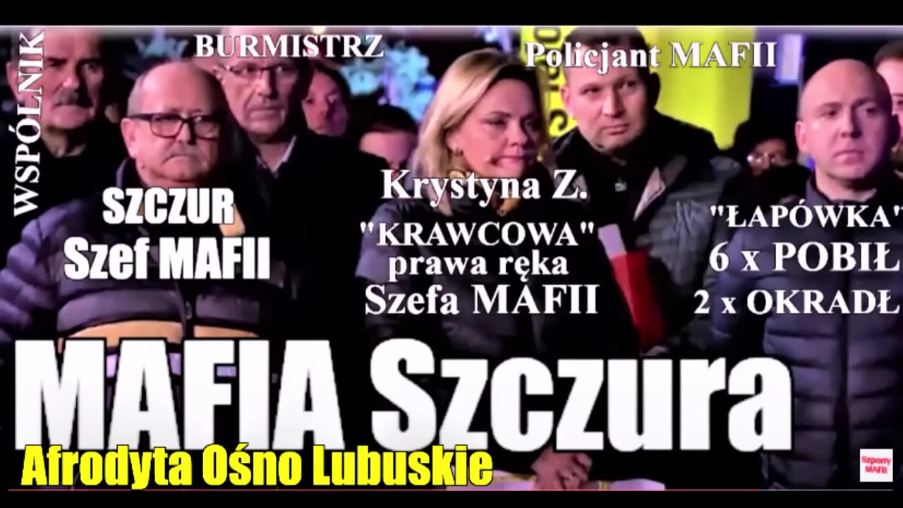 Afrodyta Ośno Lubuskie Tajemnice MAFII Ujawnia Dziennikarz Tadeusz Kasprzak