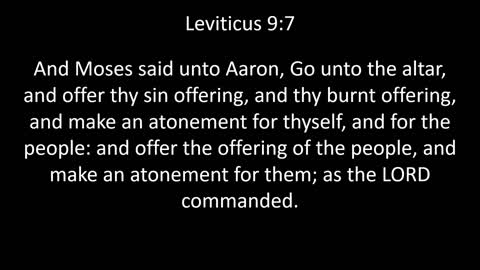 KJV Bible Leviticus Chapter 9