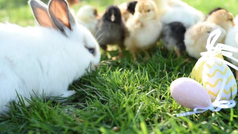 Bunny on The Grass Best Animal video