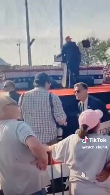 Trump Assassination Attempt - Behind Stage Footage