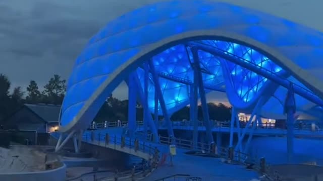 We finally caught Tron testing at night!