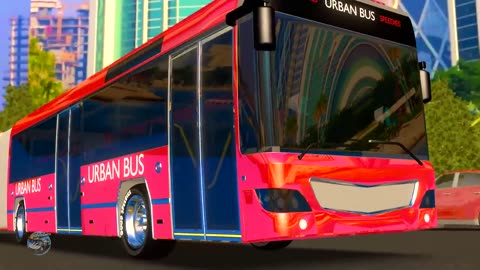 Wheels On The Bus Street Vehicles Nursery Rhyme for Kids by Speedies