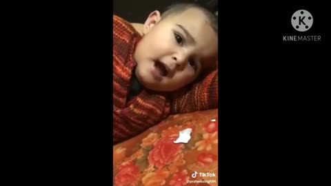 Cute baby saying papa || baby calling papa