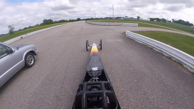 Dragster Tips at High Speed