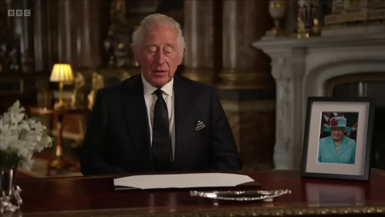 King Charles III makes first address to the UK as sovereign – BBC News