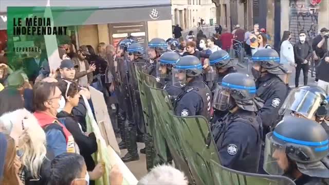 Global Protest Continues France Today 16/10/2021