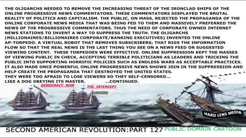 THE WAR ON THE AMERICAN FREEDOM OF THE PRESS AND ENDING FREE SPEECH