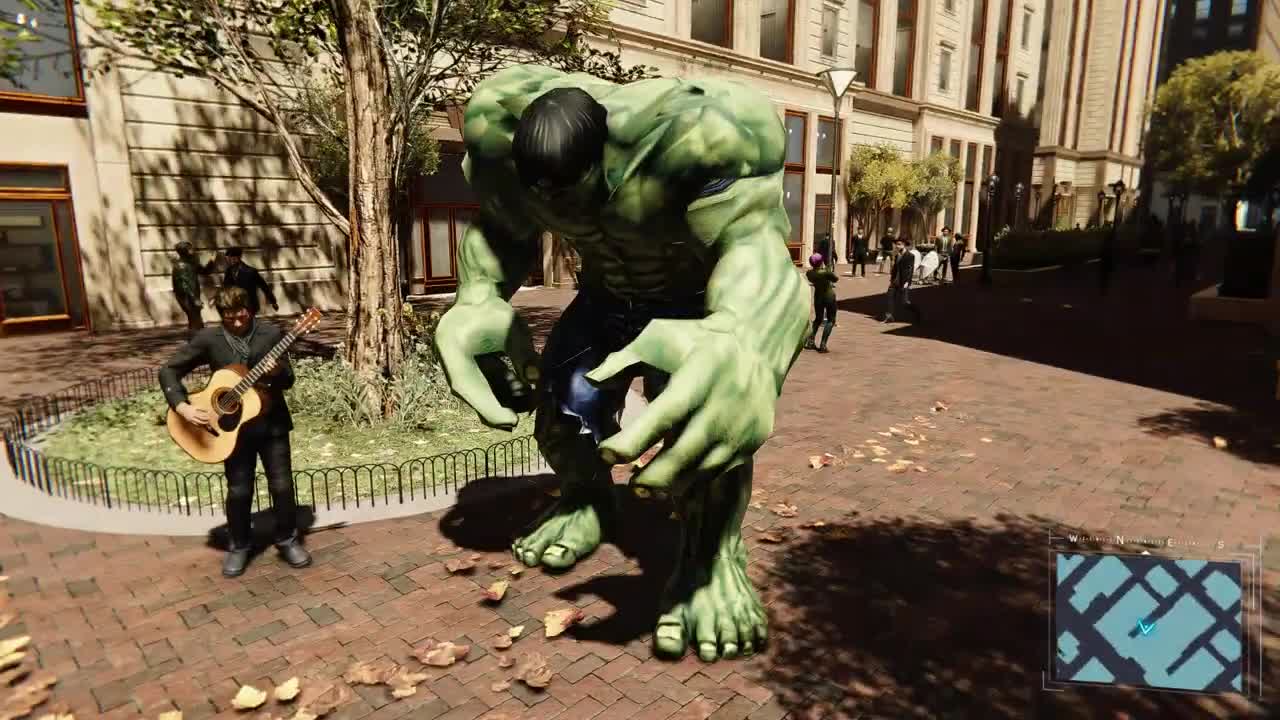 Playing as the Hulk in Spider-Man PC (Mod)