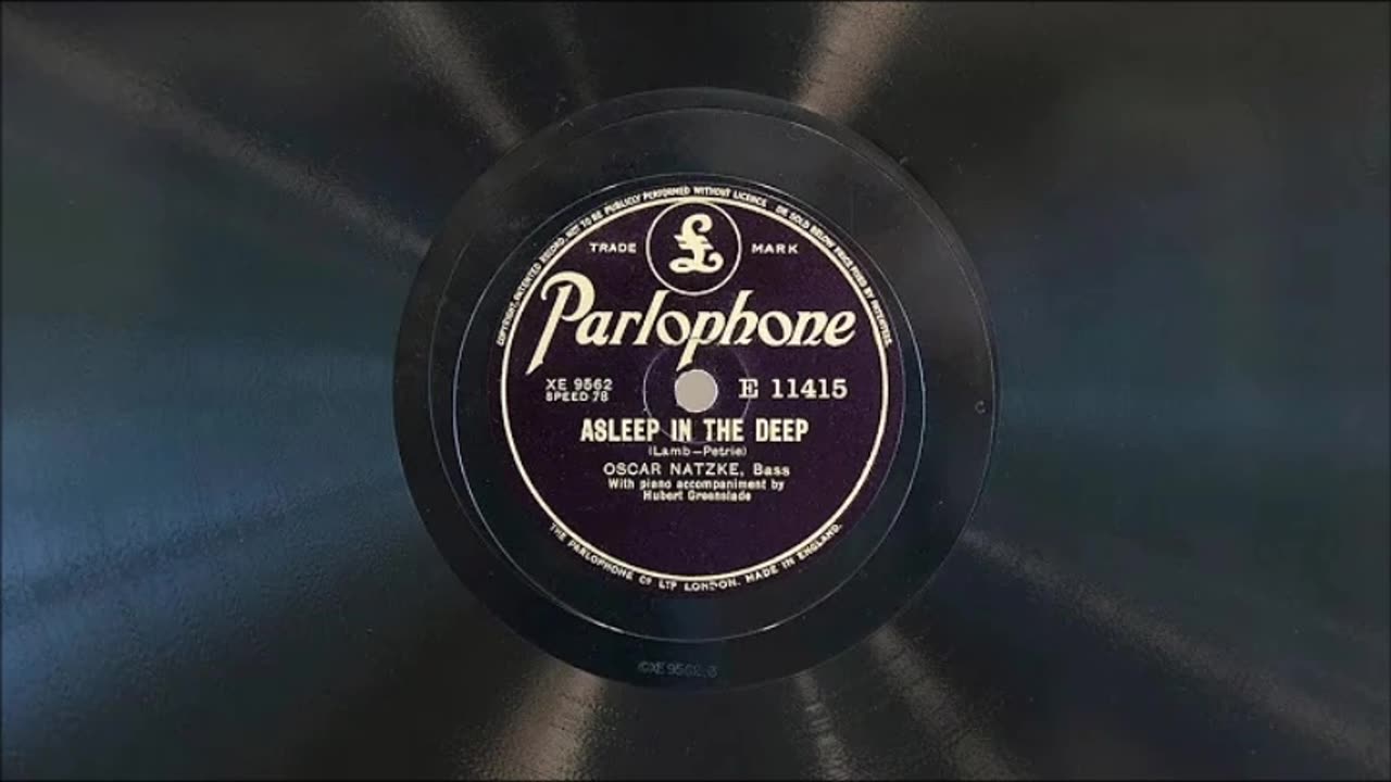 Asleep in the Deep Oscar Natzke January 1939