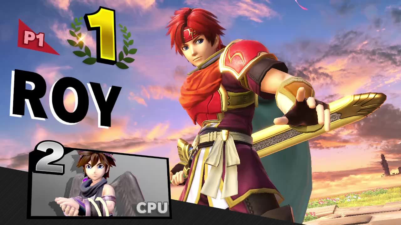 Roy Vs Pit on Distant Planet (Super Smash Bros Ultimate)