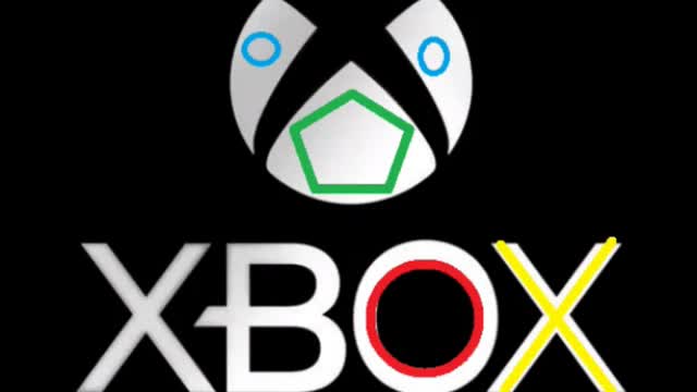 Up Jesus's Nose in XBOX logo