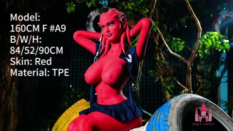 Lily Red Alien Species Star Wars Love Doll 160cm by Dolls Castle - Showroom Video