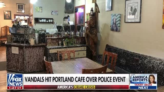 Vandals hit Portland over police event. The Wild Wild West makes a comeback.