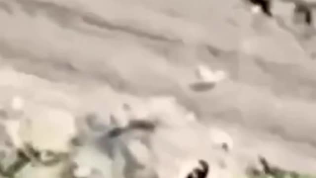 Troops Pepper Enemy With Grenades From Drones