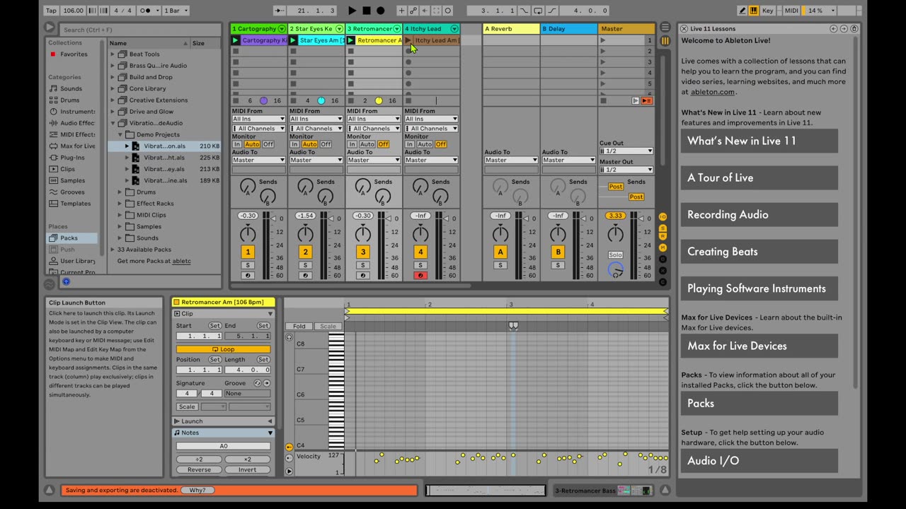 PRACTICE WITH ABLETON LIVE!