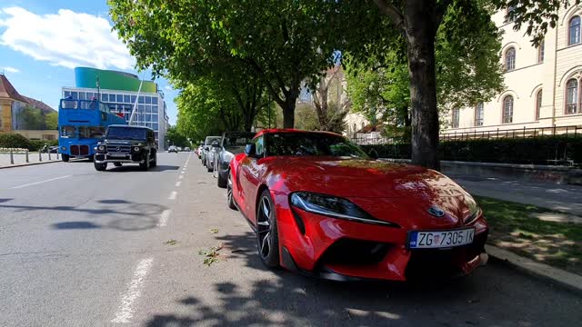 Toyota Supra and Mercedes G-class in Croatia spotted