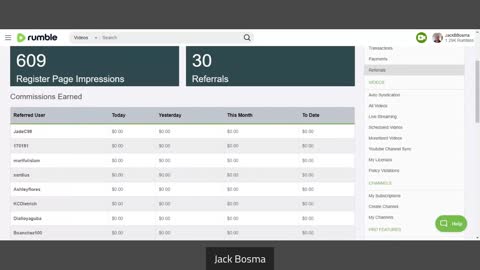 Rumble Referrals And Subscribers Needed