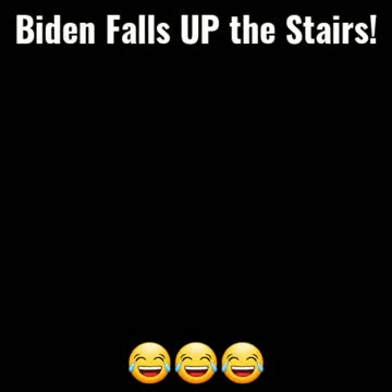 Biden fall up the steps