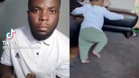 Baby faints after seeing her daddies wallet