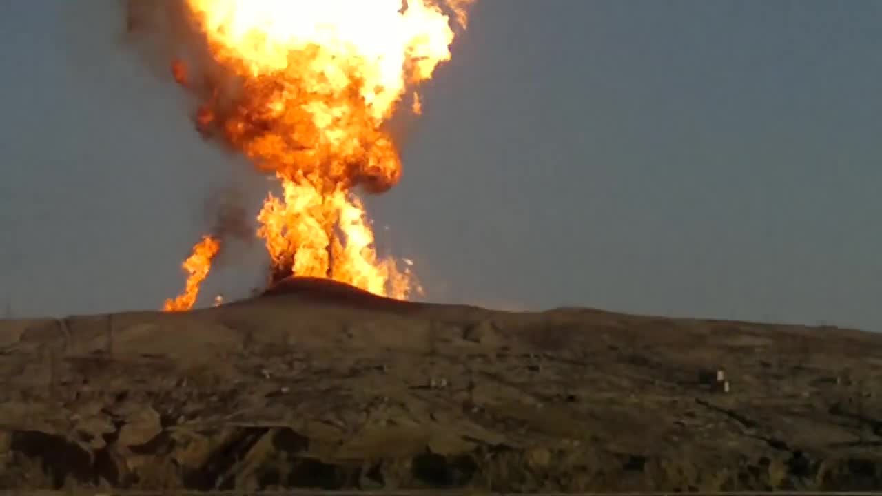 Mud Volcano Explosion!