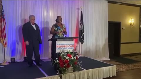 The National Anthem Sung By Raquel Mitchell At Lincoln Day Dinner