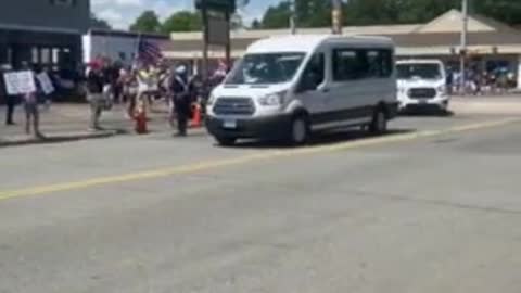 Massachusetts Greets Biden With EPIC "Let's Go Brandon" Chant