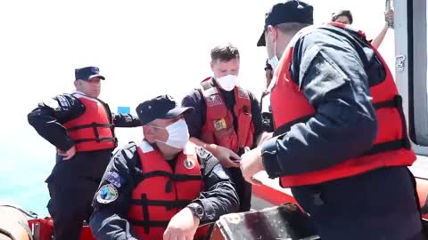 U.S. and Georgian Coast Guard Ships conducted a series of operational exercises